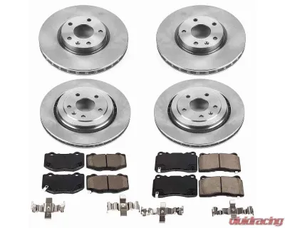 Power Stop Autospecialty Brake Kit Front & Rear Chevrolet Corvette 2015-2019 - KOE7291