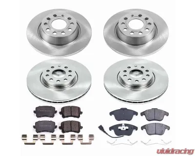 Power Stop Autospecialty Brake Kit Front & Rear Audi Q3 2015 - KOE7339