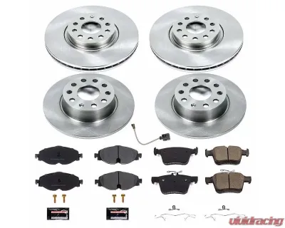 Power Stop Autospecialty Brake Kit Front & Rear Audi A3 2015-2018 - KOE7502