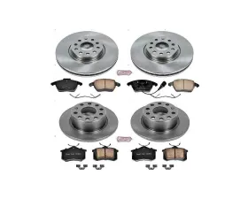 Power Stop Autospecialty Brake Kit Front & Rear Audi A3 2013