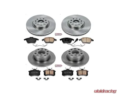 Power Stop Autospecialty Brake Kit Front & Rear Audi A3 2013 - KOE7530