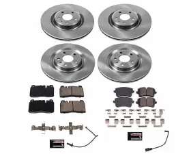 Power Stop Autospecialty Brake Kit Front & Rear Audi A6 2017-2018