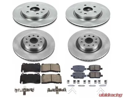Power Stop Autospecialty Brake Kit Front & Rear Cadillac CT6 2016-2017 - KOE7816