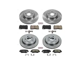 Power Stop Autospecialty Brake Kit Front & Rear Cadillac CTS 2014-2018