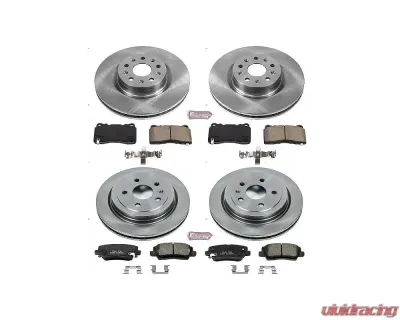 Power Stop Autospecialty Brake Kit Front & Rear Cadillac CTS 2014-2018 - KOE7817