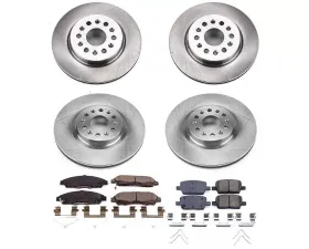 Power Stop Autospecialty Brake Kit Front & Rear Cadillac XT5 2017-2018