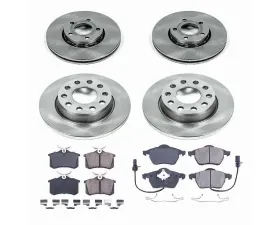 Power Stop Autospecialty Brake Kit Front & Rear Audi A4 Quattro 2004-2006