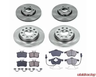 Power Stop Autospecialty Brake Kit Front & Rear Audi A4 Quattro 2004-2006 - KOE7917