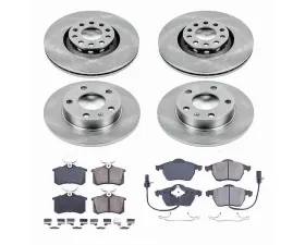 Power Stop Autospecialty Brake Kit Front & Rear Audi A4 Quattro 2004-2005
