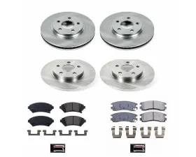 Power Stop Autospecialty Brake Kit Front & Rear Cadillac DeVille 2005