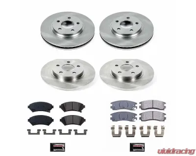 Power Stop Autospecialty Brake Kit Front & Rear Cadillac DeVille 2005 - KOE8438