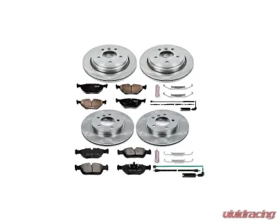 Power Stop Autospecialty Brake Kit Front & Rear BMW 325xi 2001-2005 - KOE874