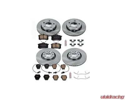 Power Stop Autospecialty Brake Kit Front & Rear Audi S4 2000-2002 - KOE888