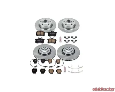 Power Stop Autospecialty Brake Kit Front & Rear Audi A6 Quattro 2000-2001 - KOE890