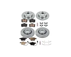 Power Stop Autospecialty Brake Kit Front & Rear Audi Allroad Quattro 2001-2005