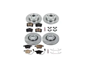 Power Stop Autospecialty Brake Kit Front & Rear Audi A6 Quattro 2002-2004
