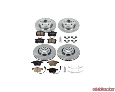 Power Stop Autospecialty Brake Kit Front & Rear Audi A6 Quattro 2002-2004 - KOE893
