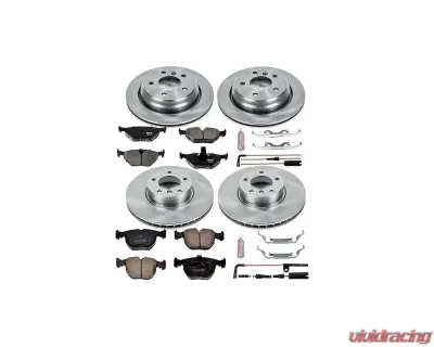 Power Stop Autospecialty Brake Kit Front & Rear BMW 530i 2001-2003 - KOE945
