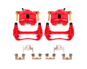 Power Stop Red Calipers w/Brackets - Pair Front Acura CL 1997-1999