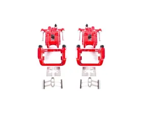 Power Stop Red Calipers w/Brackets - Pair Rear Acura CL 2001-2003