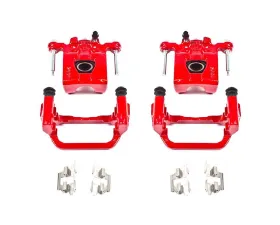 Power Stop Red Calipers w/Brackets - Pair Rear Nissan Altima 2007-2012