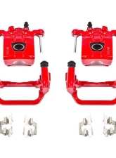 Power Stop Red Calipers w/Brackets - Pair Rear Nissan Altima 2007-2012                                     - S2780A - Image 2