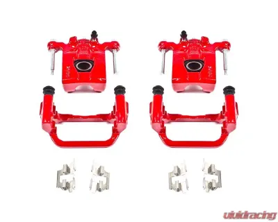 Power Stop Red Calipers w/Brackets - Pair Rear Nissan Altima 2007-2012 - S2780A