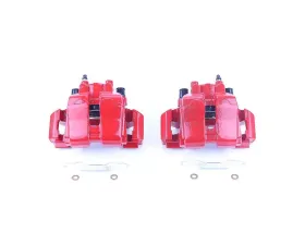 Power Stop Red Calipers w/Brackets - Pair Front Ford Escape 2007-2012