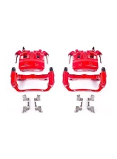 Power Stop Red Calipers w/Brackets - Pair Front Nissan  2005-2018                                     - S3122 - Image 2