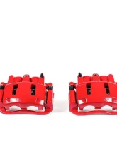Power Stop Red Calipers w/Brackets - Pair Front Ford Explorer 1995-2001                                     - S4606 - Image 2