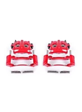 Power Stop Red Calipers w/Brackets - Pair Front Ford Expedition 1997-2002                                     - S4652 - Image 2