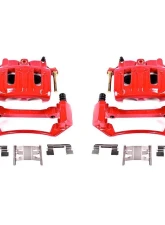 Power Stop Red Calipers w/Brackets - Pair Front Ford F-150 1999-2003                                     - S4750 - Image 2