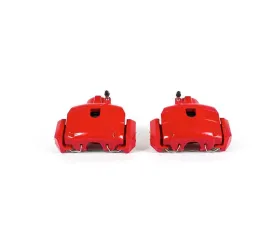 Power Stop Red Calipers w/Brackets - Pair Front Ford Escape 2001-2007