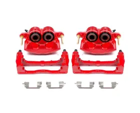 Power Stop Red Calipers w/Brackets - Pair Front Buick Rainier 2004-2005