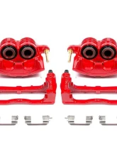 Power Stop Red Calipers w/Brackets - Pair Front Buick Rainier 2004-2005                                     - S4798 - Image 2