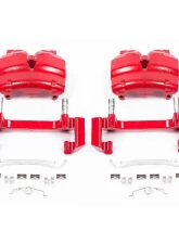Power Stop Red Calipers w/Brackets - Pair Front Ford Expedition 2003-2006                                     - S4828 - Image 2