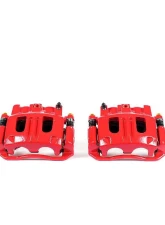 Power Stop Red Calipers w/Brackets - Pair Front Ford Explorer Sport 2003                                     - S4848 - Image 2