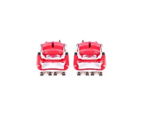 Power Stop Red Calipers w/Brackets - Pair Front Ford F-150 2004-2005