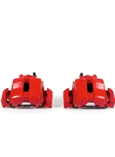 Power Stop Red Calipers w/Brackets - Pair Front Ford Escape 2005-2006                                     - S4916 - Image 2
