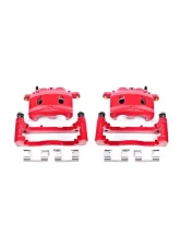 Power Stop Red Calipers w/Brackets - Pair Front Cadillac Escalade 2007-2008                                     - S4918 - Image 2