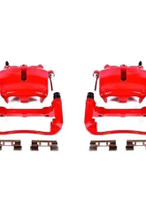 Power Stop Red Calipers w/Brackets - Pair Front Ford F-150 2005-2008                                     - S4974 - Image 2