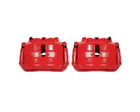 Power Stop Red Calipers w/Brackets - Pair Front Ford F-150 2009