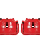 Power Stop Red Calipers w/Brackets - Pair Front Ford F-150 2009                                     - S4974A - Image 2