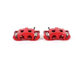Power Stop Red Calipers w/Brackets - Pair Front Ford Explorer 2006-2010