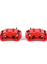 Power Stop Red Calipers w/Brackets - Pair Front Ford F-350 Super Duty 2005-2012                                     - S4996 - Image 2