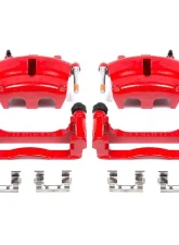 Power Stop Red Calipers w/Brackets - Pair Front Buick Rainier 2006-2007                                     - S5004A - Image 2