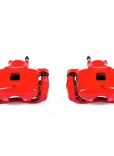 Power Stop Red Calipers w/Brackets - Pair Front Chrysler 200 2011-2014                                     - S5032 - Image 2