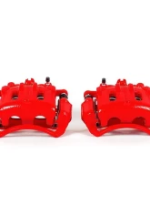 Power Stop Red Calipers w/Brackets - Pair Front Chevrolet Captiva Sport 2012-2015                                     - S5056 - Image 2