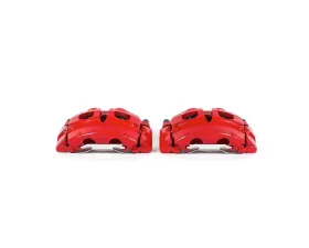 Power Stop Red Calipers w/Brackets - Pair Front Ford Expedition 2007-2009
