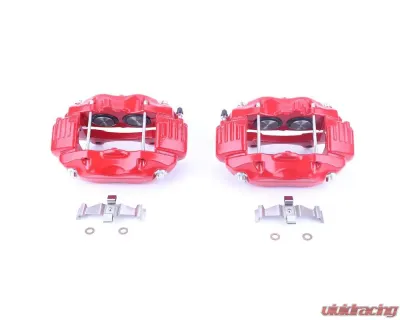 Power Stop Red Calipers w/o Brackets - Pair Front Chrysler 300 2005-2010 - S5086